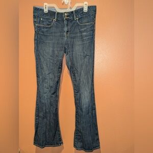 Gap Size 31 Jeans Boot Cut with a minor flaw at the bottom